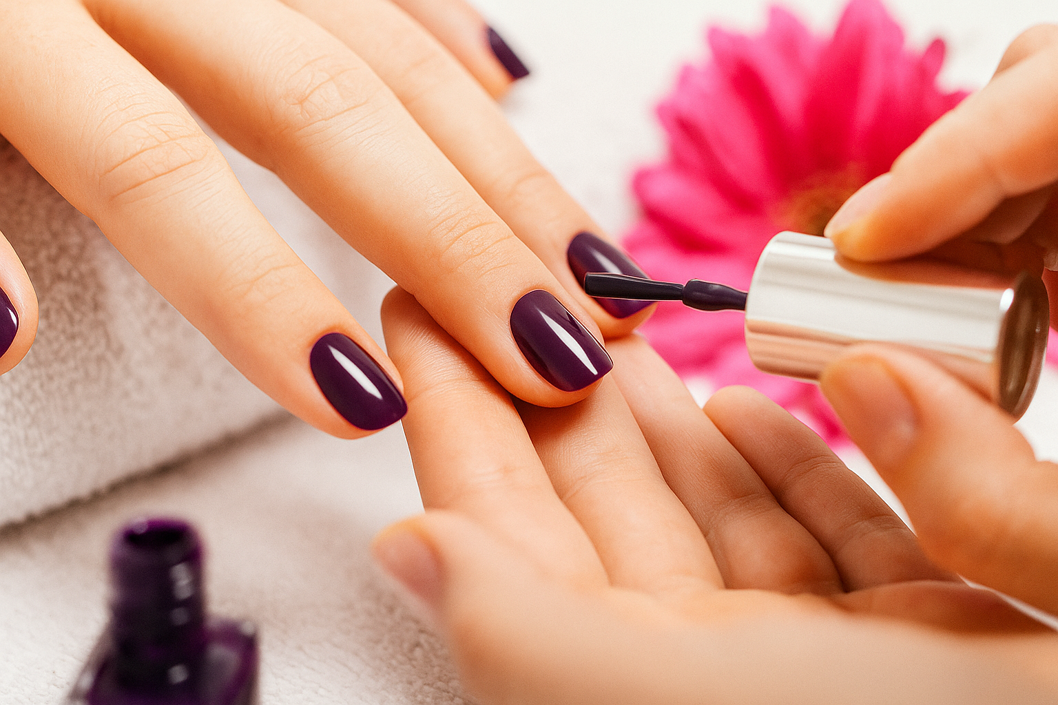 Serviços de manicure e pedicure